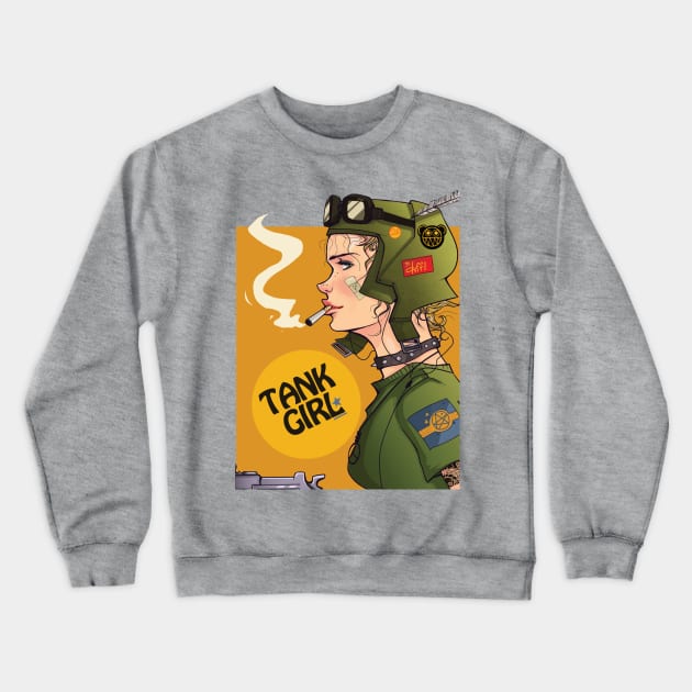 tank girl Crewneck Sweatshirt by wksahadewa